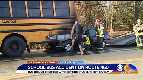 school bus accident near petersburg nd